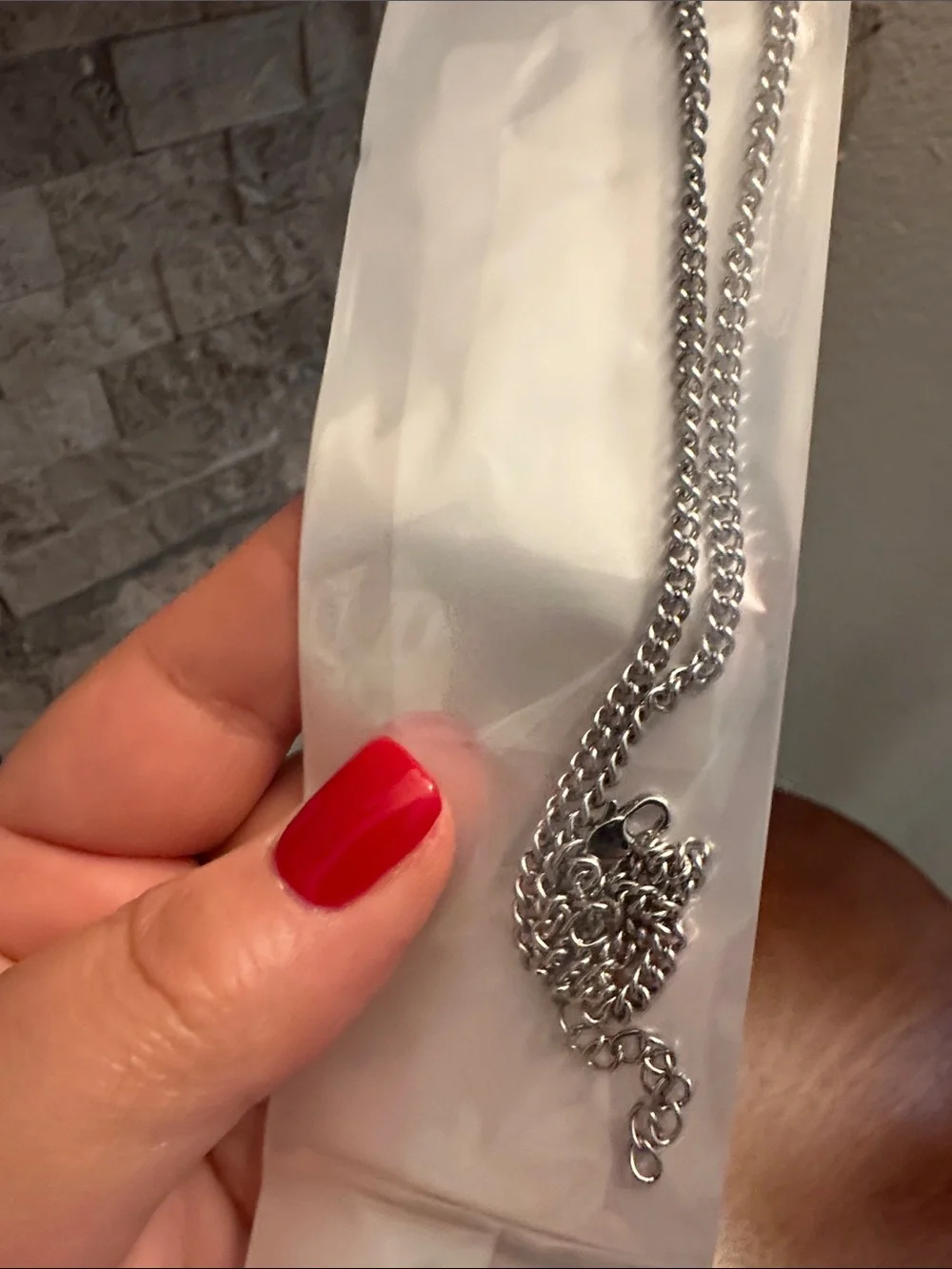 Fashion Jewelry Silver-Tone Cross Pendant Necklace